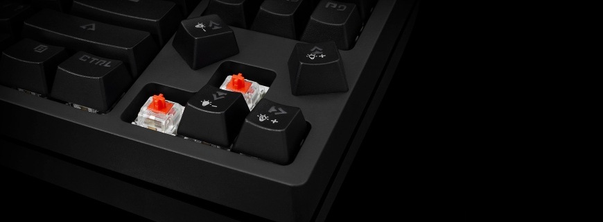 Klávesnice White Shark KODACHI ,US layout, Red Switch černá White Shark KODACHI, US layout, červený switch, černá