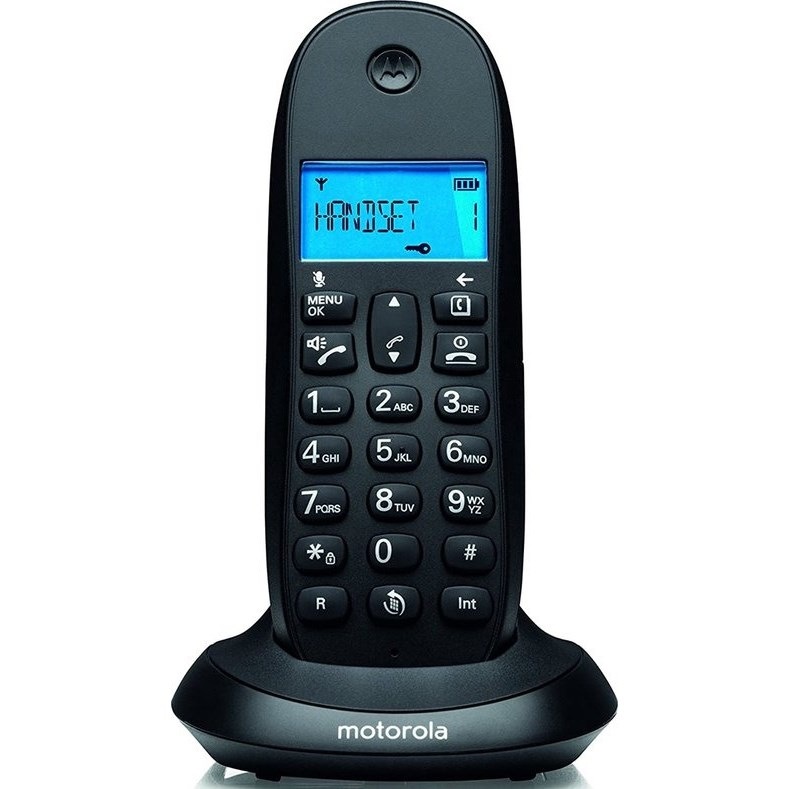 Domácí telefon Motorola C1001CB+ černý