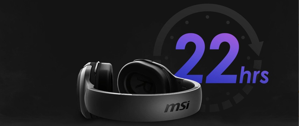 Headset MSI Immerse GH50 Wireless černý MSI IMMERSE GH50 Wireless
