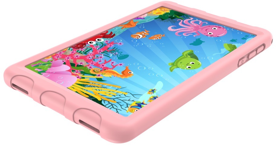 Dotykový tablet iGET Smart W8 Kids 4 GB / 64 GB + dětský kryt růžový