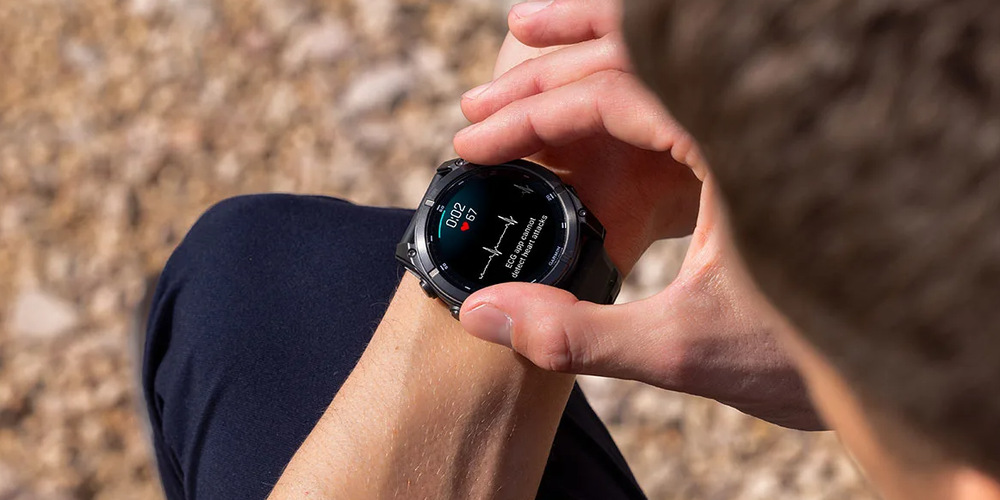 Chytré hodinky Garmin fenix 8 47 mm AMOLED - Slate Gray / Black Silicone Band