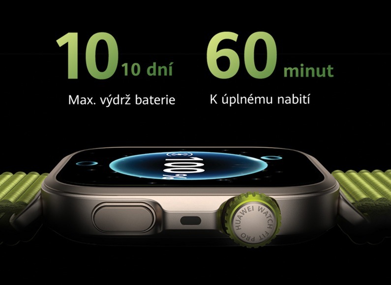 Chytré hodinky Huawei Watch Fit 4 Pro NFC zelené