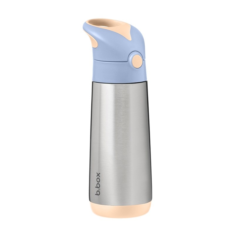 Termoska na pití s brčkem b.box 500 ml broskvová