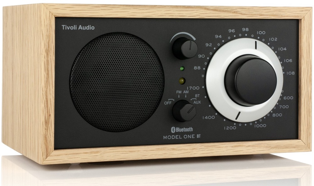 Radiopřijímač Tivoli Audio Model One BT černý/hnědý Radiopřijímač Tivoli Audio Model One BT černý/hnědý