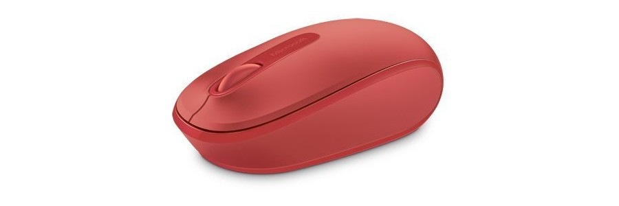 Microsoft Wireless Mobile Mouse 1850, červená