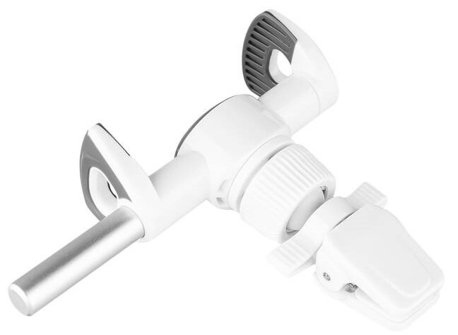 Držák na mobil FIXED Butterfly s uchycením do mřížky ventilace bílý