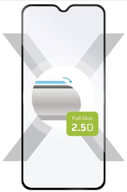 Tvrzené sklo FIXED Full-Cover na Xiaomi Redmi Note 8T černé