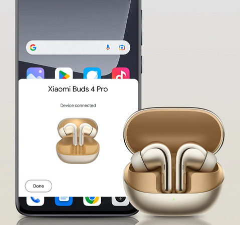Sluchátka Xiaomi Buds 4 Pro černá
