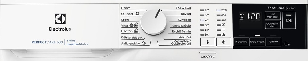 Ovládací panel pračky Electrolux EWS6426WC série 600 SensiCare