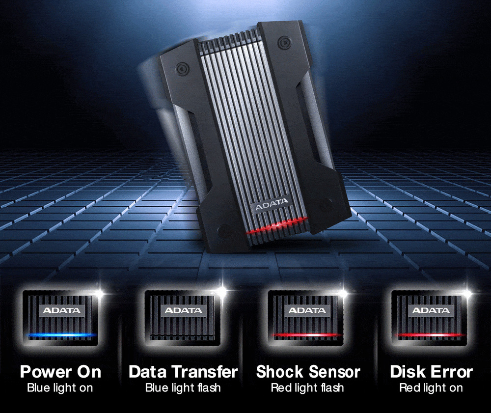 Externí pevný disk 2,5" ADATA HD830 5TB modrý