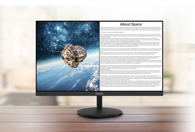 Monitor MSI PRO MP271 Monitor MSI PRO MP271