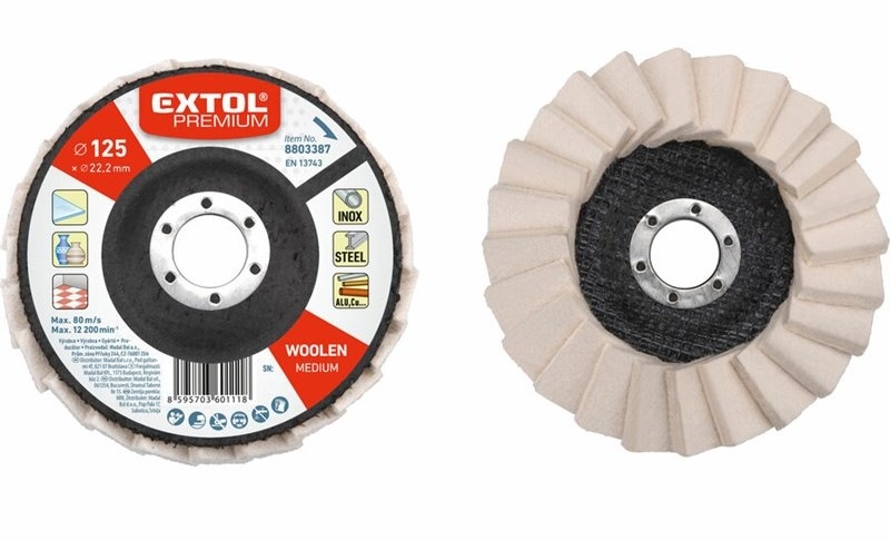 Leštící kotouč Extol Premium 8803387 125x12mm