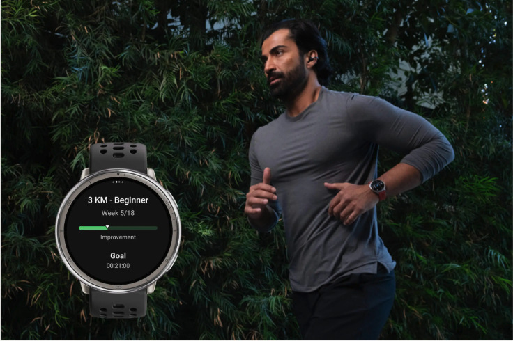 Chytré hodinky Amazfit Active 2 (Round) se silikonovým řemínkem černé