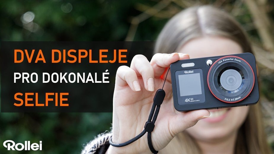 Digitální fotoaparát Rollei Compactline 64 Dual Screen černý