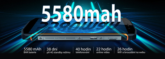 Mobilní telefon iGET Blackview GBV5800 černý/žlutý Mobilní telefon iGET Blackview GBV5800 černý/žlutý