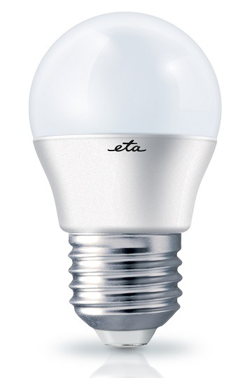 Žárovka LED ETA EKO LEDka mini globe 6W, E27, neutrální bílá Žárovka ETAG45W6NW01, neutrální bílá