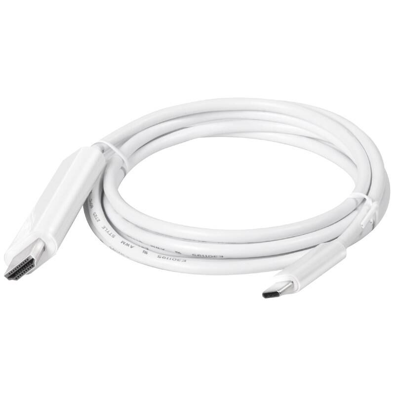 Kabel Club3D USB-C/HDMI 2.0 4K60Hz, UHD, 1,8m bílý
