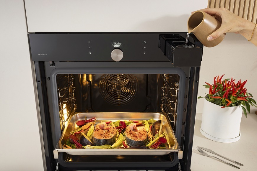 Vestavná trouba Gorenje BPSA6138B, černá, HomeMade tvar