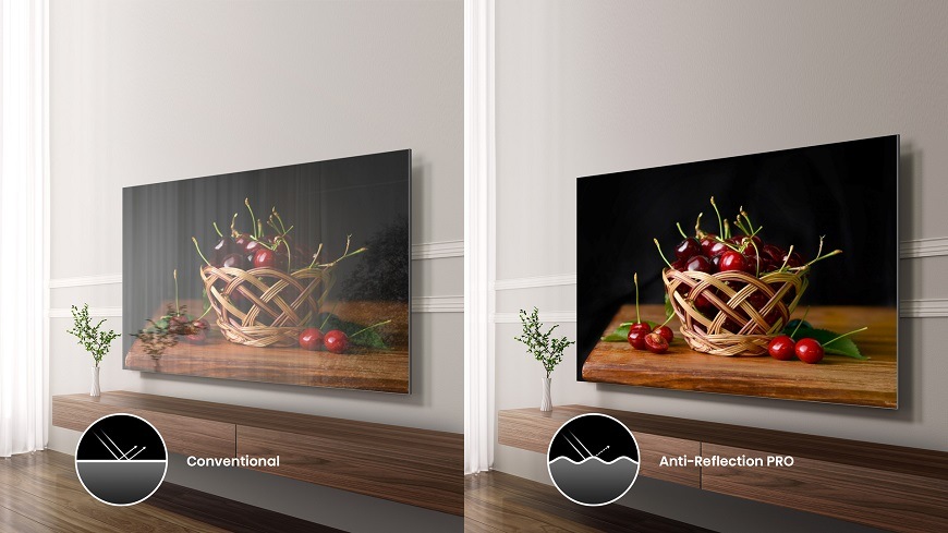 Hisense TV 75U8Q, Anti-Reflection