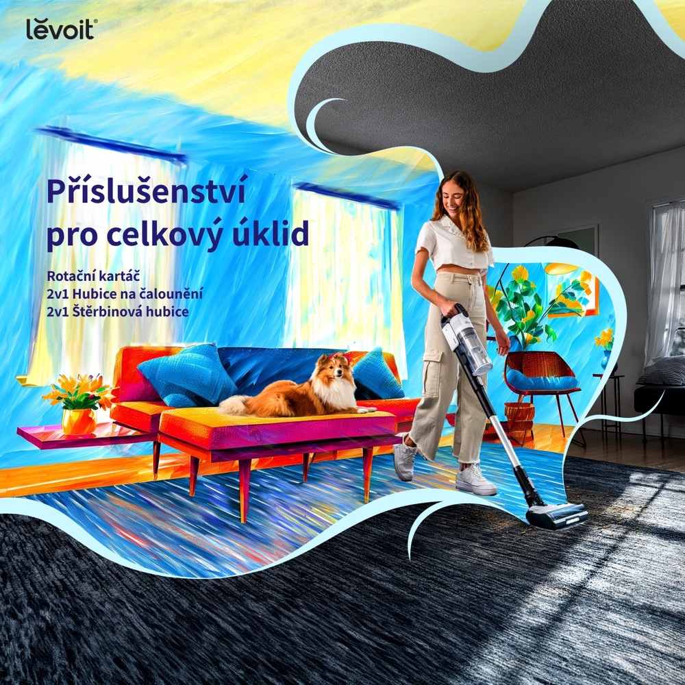 Tyčový vysavač Levoit LVAC-200 šedý Tyčový vysavač Levoit LVAC-200 šedý