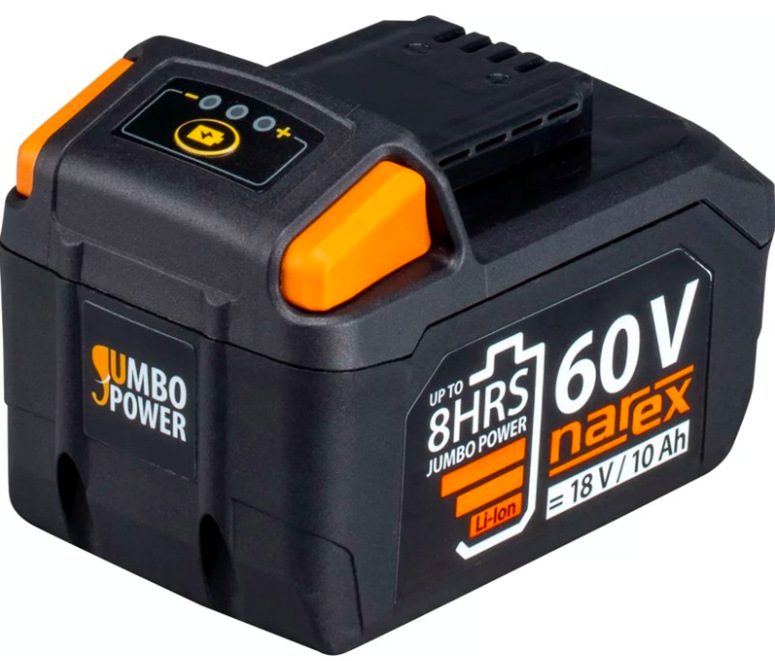 Akumulátor Narex AP 610 60 V Li-Ion pro nářadí NAREX 60 V, černo-oranžové provedení