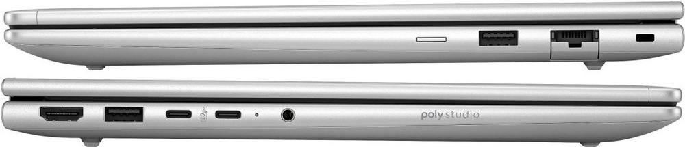 Notebook HP ProBook 4 G1i 14" stříbrný Levá a pravá strana notebooku HP ProBook 4 G1i s rozsáhlou konektivitou