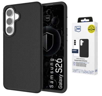 Kryt na mobil 3mk HARDY Shockproof MagCase na Samsung Galaxy S26 černý Kryt na mobil 3mk HARDY Shockproof MagCase na Samsung Galaxy S26 - černý