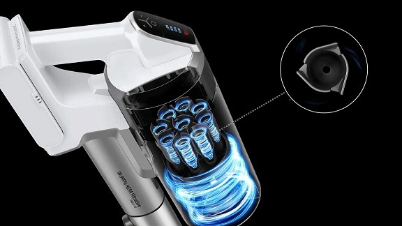 Tyčový vysavač Samsung Jet 70 Easy VS15T7033R4/GE Detail systému Jet Cyclone