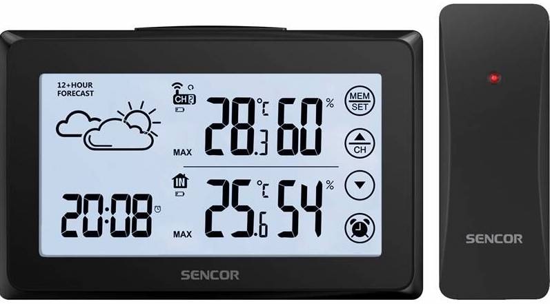 Meteorologická stanice Sencor SWS 2850 černá