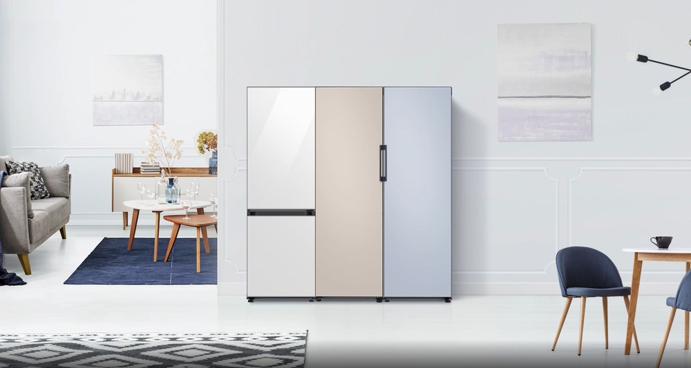 Chladnička s mrazničkou Samsung Bespoke RB38A7B6D22/EF černá Chladnička s mrazničkou Samsung Bespoke RB38A7B6D22/EF černá