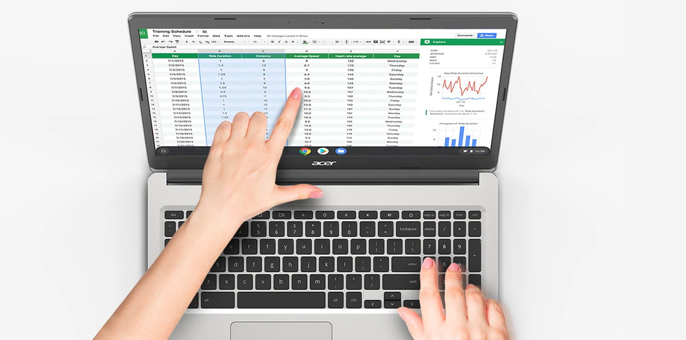 Notebook Acer Chromebook 315 (CB315-3HT-C35J) stříbrný