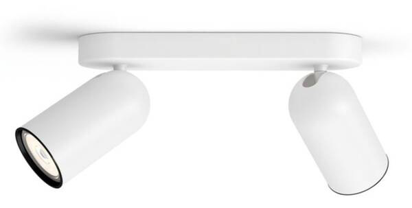 Bodové svítidlo Philips Pongee, 2xGU10 bílé