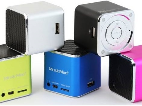 Přenosný reproduktor Technaxx Mini MusicMan černý Přenosný reproduktor Technaxx Mini MusicMan černý