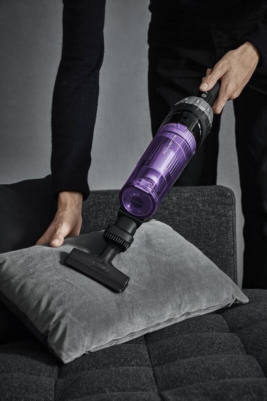 Tyčový vysavač Rowenta RH1129WO Versatile X-Nano Essential fialový