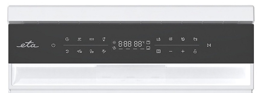 Myčka nádobí ETA 338290000B bílá Myčka nádobí ETA 338290000B, panel