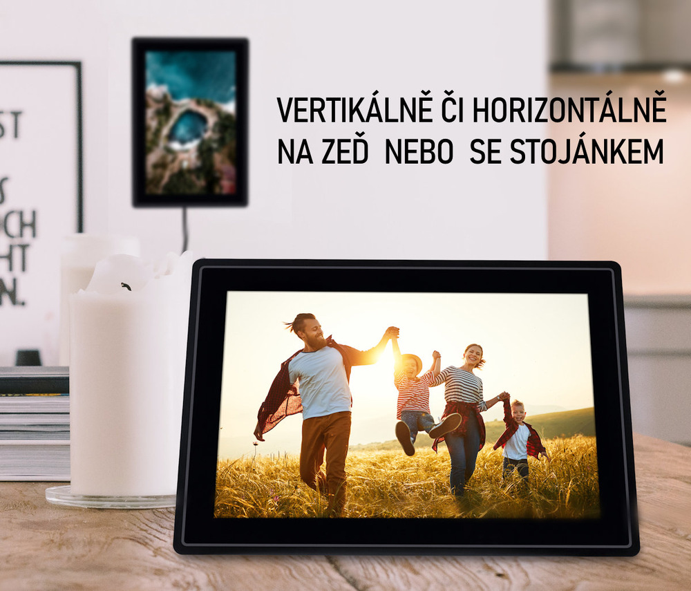 Elektronický fotorámeček Rollei Smart Frame WiFi 100 bílý