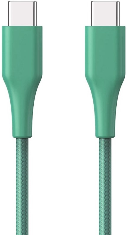 Kabel ER Power USB-C/USB-C GRS, 1,2 m - zelený