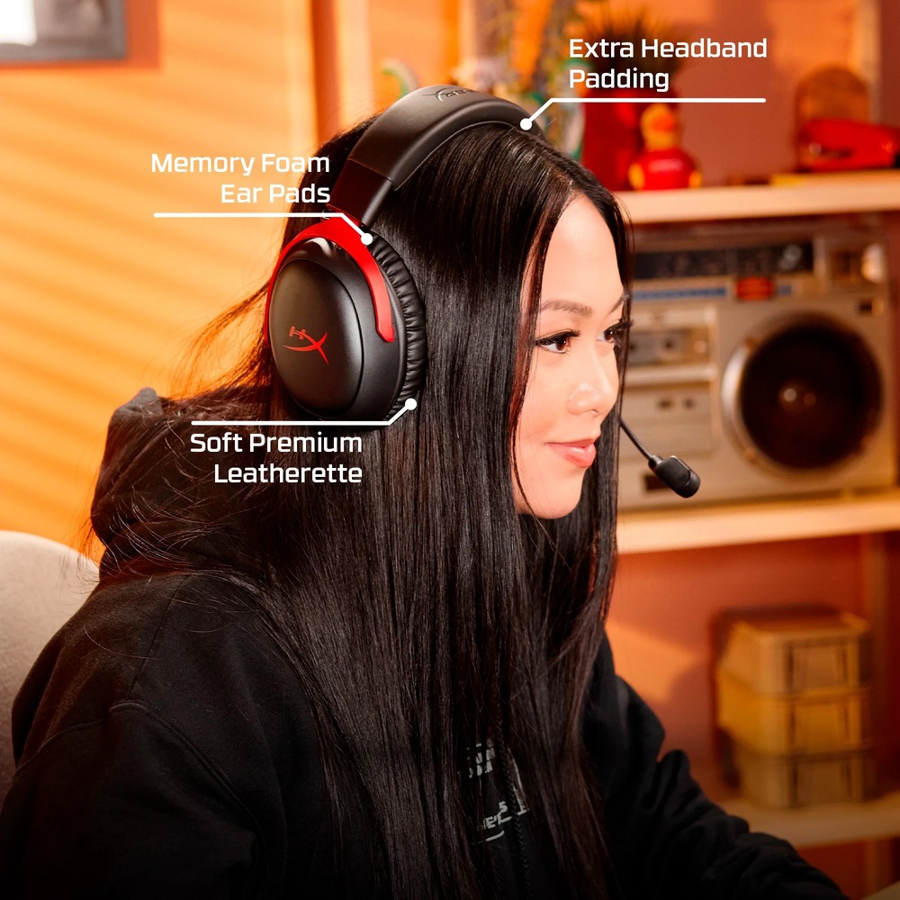 Headset HyperX Cloud III S Wireless bílý Headset HyperX Cloud III S Wireless bílý