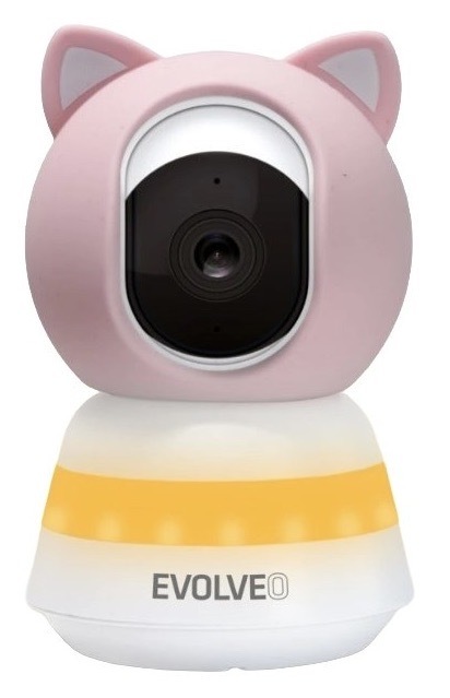Dětská elektronická chůva Evolveo Baby Monitor LUX (CAM-LUX-P) růžová