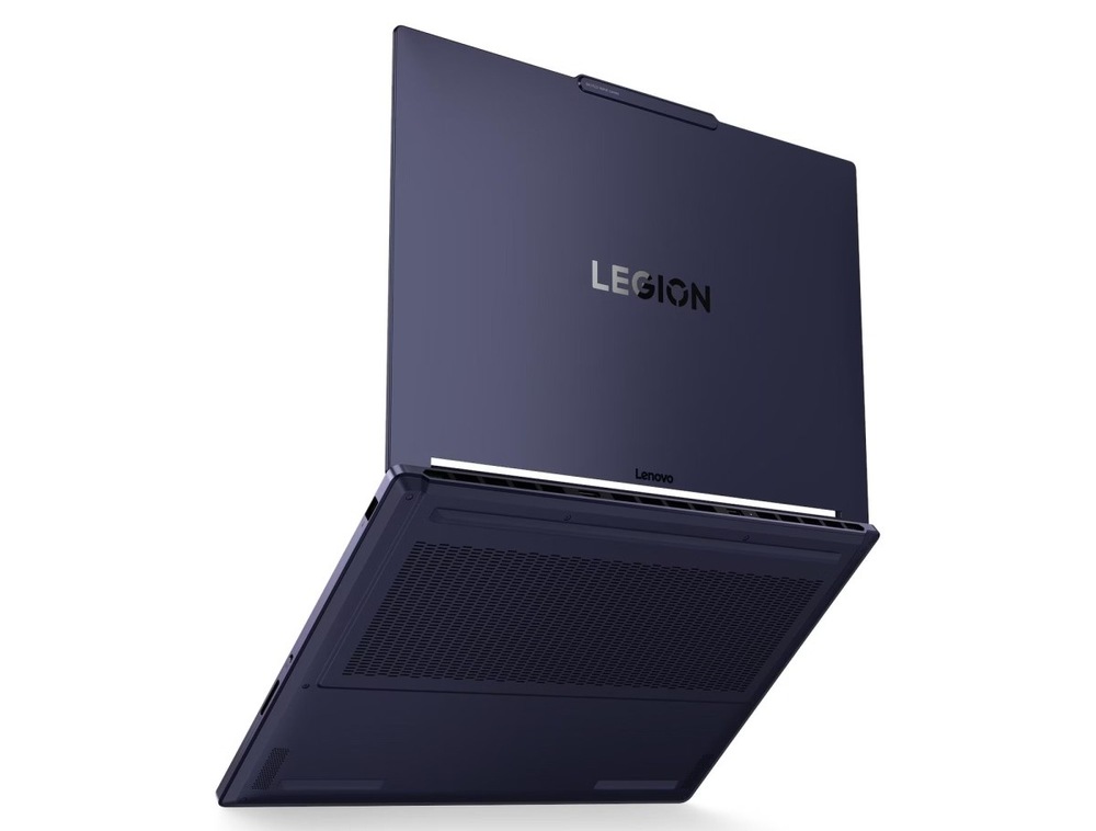 Notebook Lenovo Legion 7 16AGP11 černý/fialový Otevřený herní notebook Lenovo Legion 7 16AGP11 zezadu