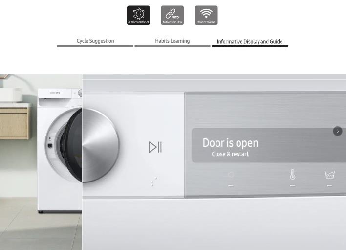 Pračka se sušičkou Samsung WD90T734DBH/S7 bílá Pračka se sušičkou Samsung WD90T734DBH/S7 bílá