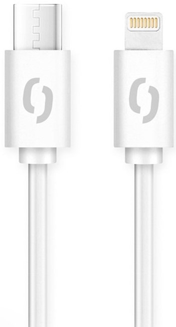 Kabel Aligator Power USB-C/Lightning, 3A, 1m - bílý