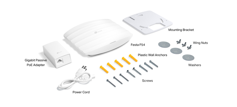 Přístupový bod (AP) TP-Link Festa F54, Wi-Fi 5 AC1750 AP bílý
