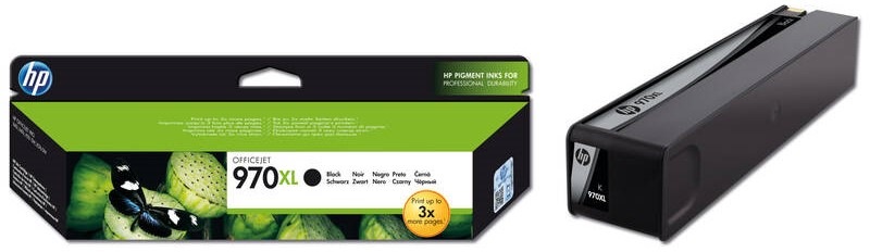 Inkoustová náplň HP 970XL, 9 200 stran černá Inkoustová náplň HP 970XL, 9 200 stran - černá