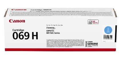 Toner Canon 069CH, 5500 stran azurový
