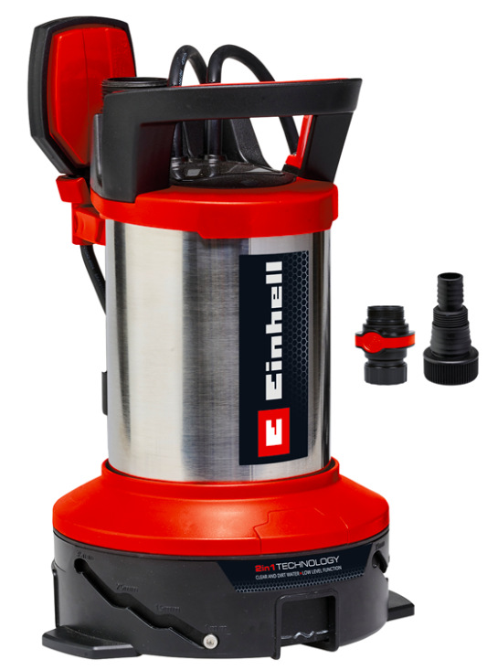 Kalové čerpadlo Einhell Expert GE-DP 7535 N LL ECO 4181600 s adaptéry pro hadice a závit G 1"