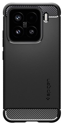 Kryt na mobil Spigen Rugged Armor na Xiaomi 15 černý Kryt na mobil Spigen Rugged Armor na Xiaomi 15 černý