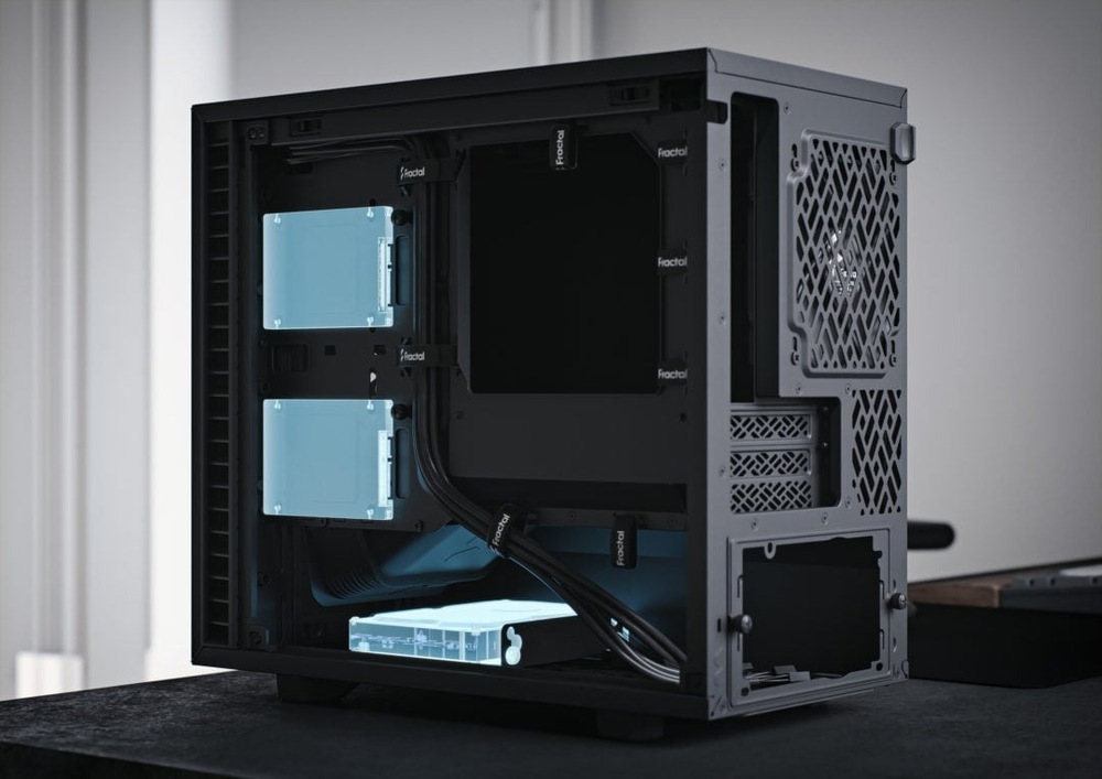 Case FRACTAL DESIGN Define 7 Nano Tempered Glass Light Tint černá Fractal Design Define 7 Nano Tempred Glass Tint