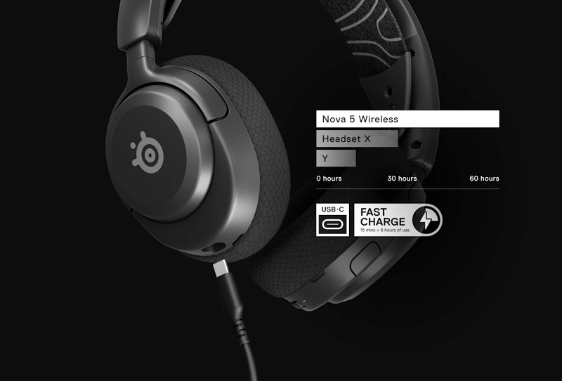 Headset SteelSeries Arctis Nova 5 Wireless černý Headset SteelSeries Arctis Nova 5 Wireless černý
