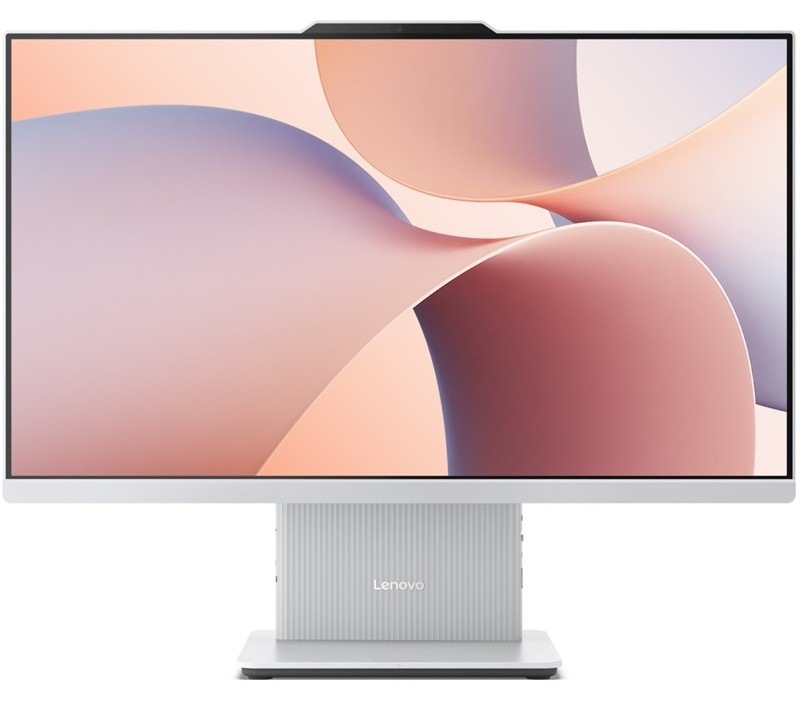 Počítač All In One Lenovo IdeaCentre 24ARR9 světle šedý Počítač All In One Lenovo IdeaCentre 24ARR9 23.8" zepředu